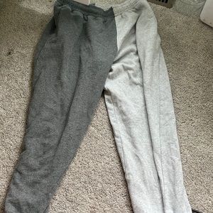 Two tone sweatpants